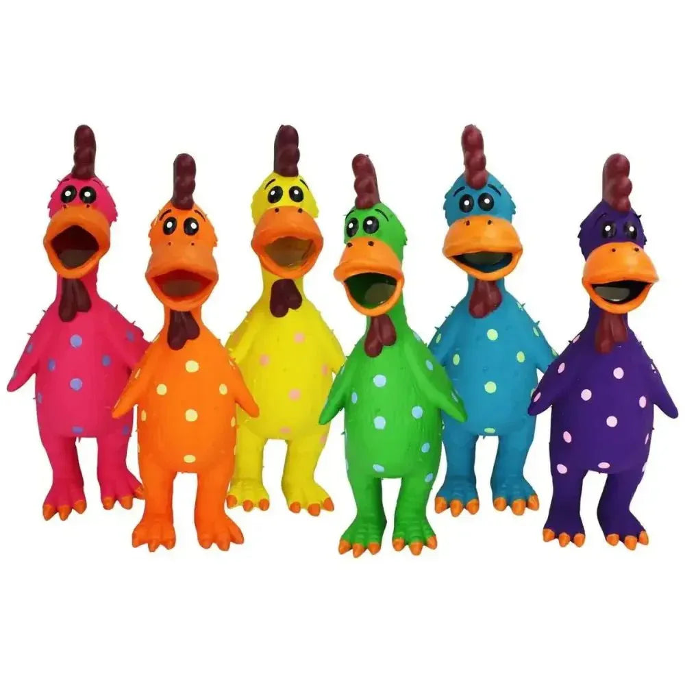 Multipet Globkens Latex Dog Chew Toy Assorted Colors - Talis Us