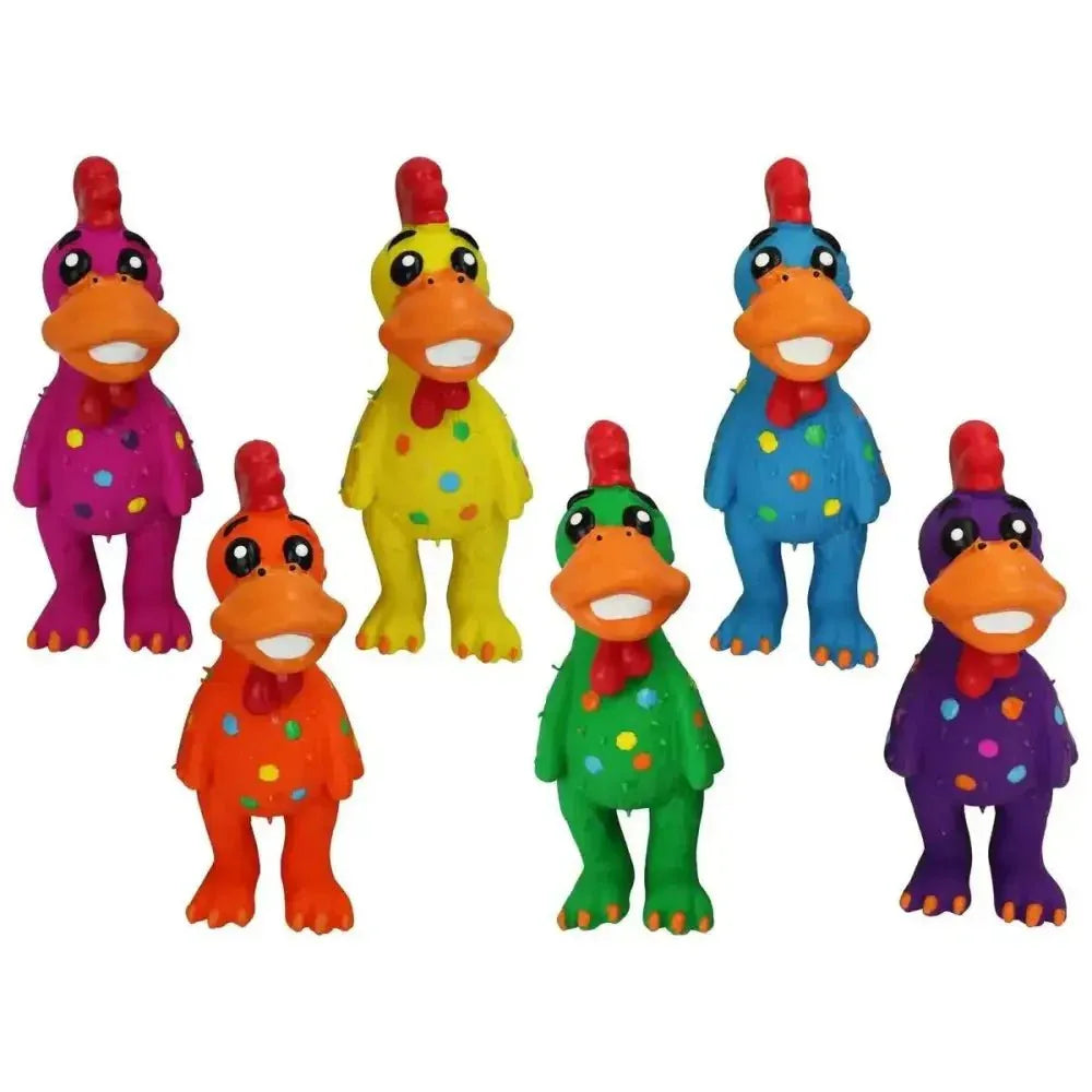 Multipet Globkens Latex Dog Chew Toy Assorted Colors - Talis Us