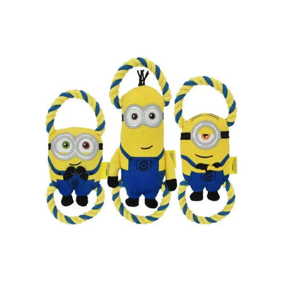 Multipet Minion Double Tug Dog Rope Toy Assrt. 1ea/10" - Talis Us