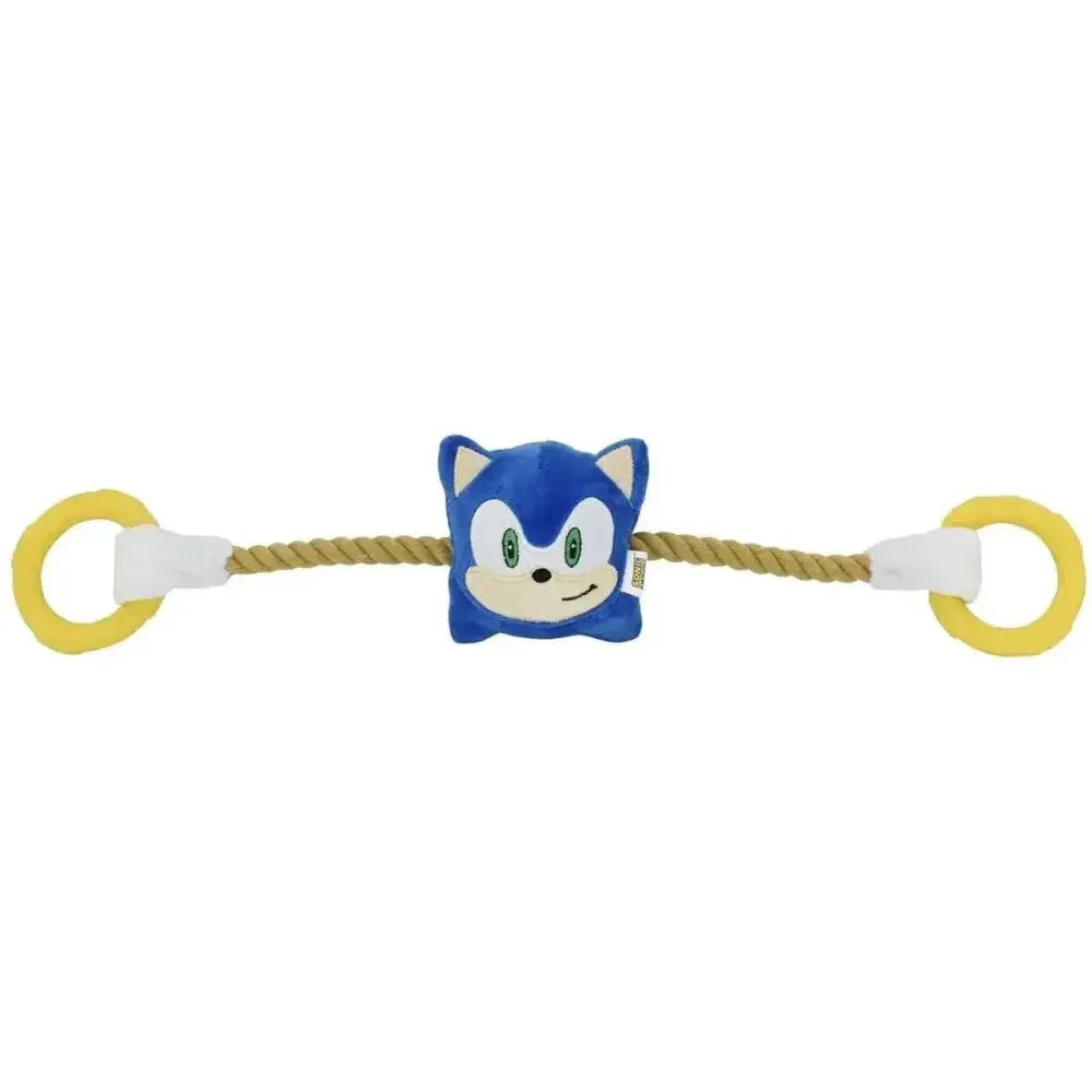 Multipet Sonic Dog Rope Toy w/ TPR Rings - Talis Us