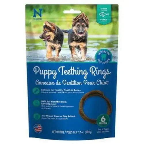 N-Bone Puppy Teething Ring Salmon Flavor N-Bone