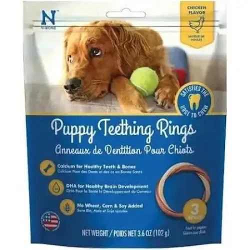 N-Bone® Puppy Teething Rings Chicken Treats 3 Count N-Bone®