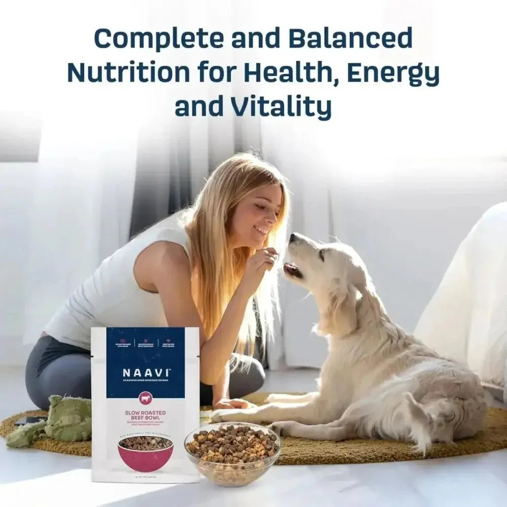 Naavi Slow Roasted Beef Bowl Dry Dog Food - Talis Us