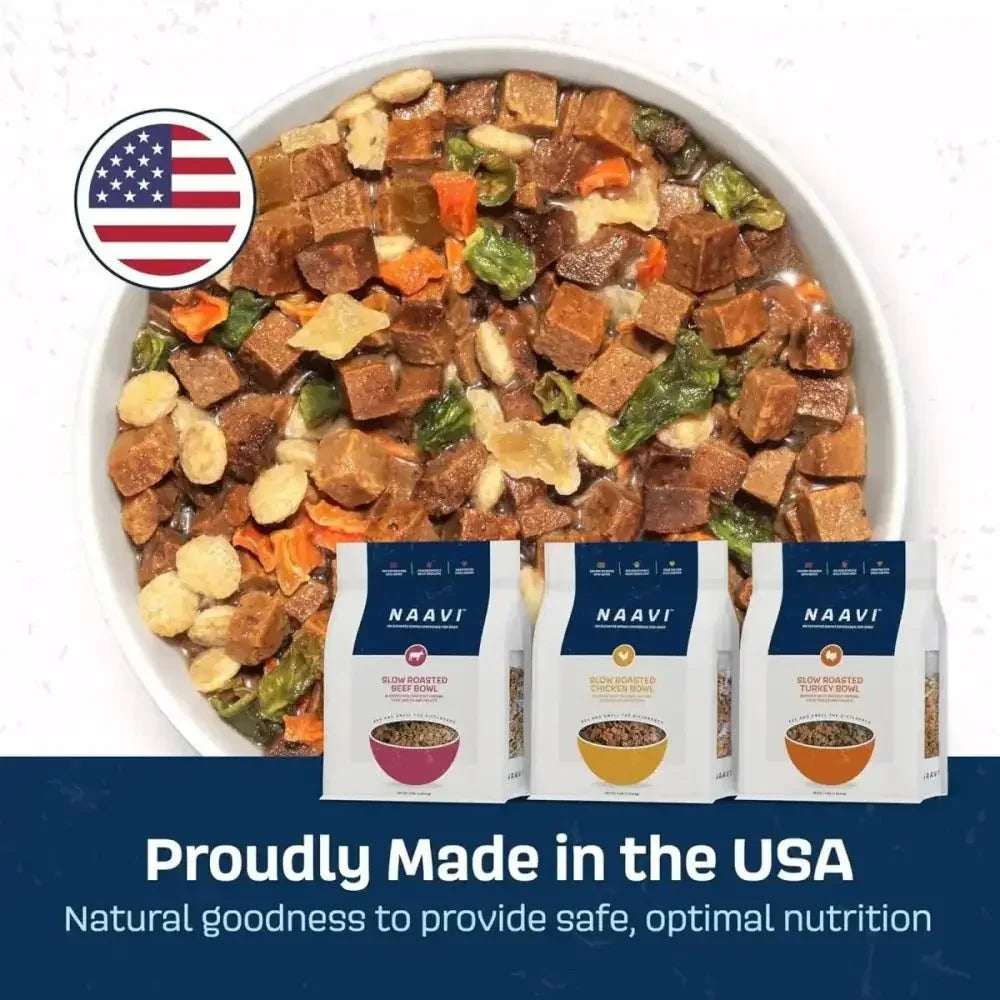 Naavi Slow Roasted Beef Bowl Dry Dog Food - Talis Us