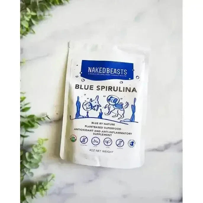 Naked Beasts Organic Blue Spirulina Powder Pet Supplements - Talis Us