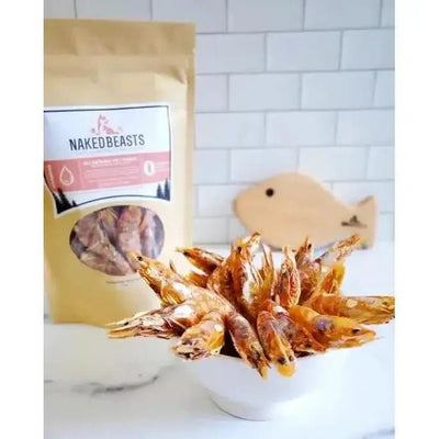 Naked Beasts Shrimp Head On All Natural Dog Treats - Talis Us