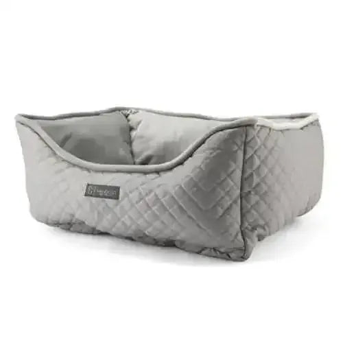 Nandog Prive Collection Quilted Vegan Leather Pet Beds Nandog Pet Gear WP