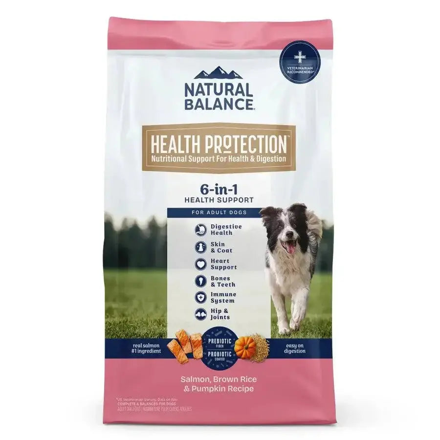 Natural Balance Health Protection Adult Salmon, Brown Rice & Pumpkin Dry Dog Food - Talis Us