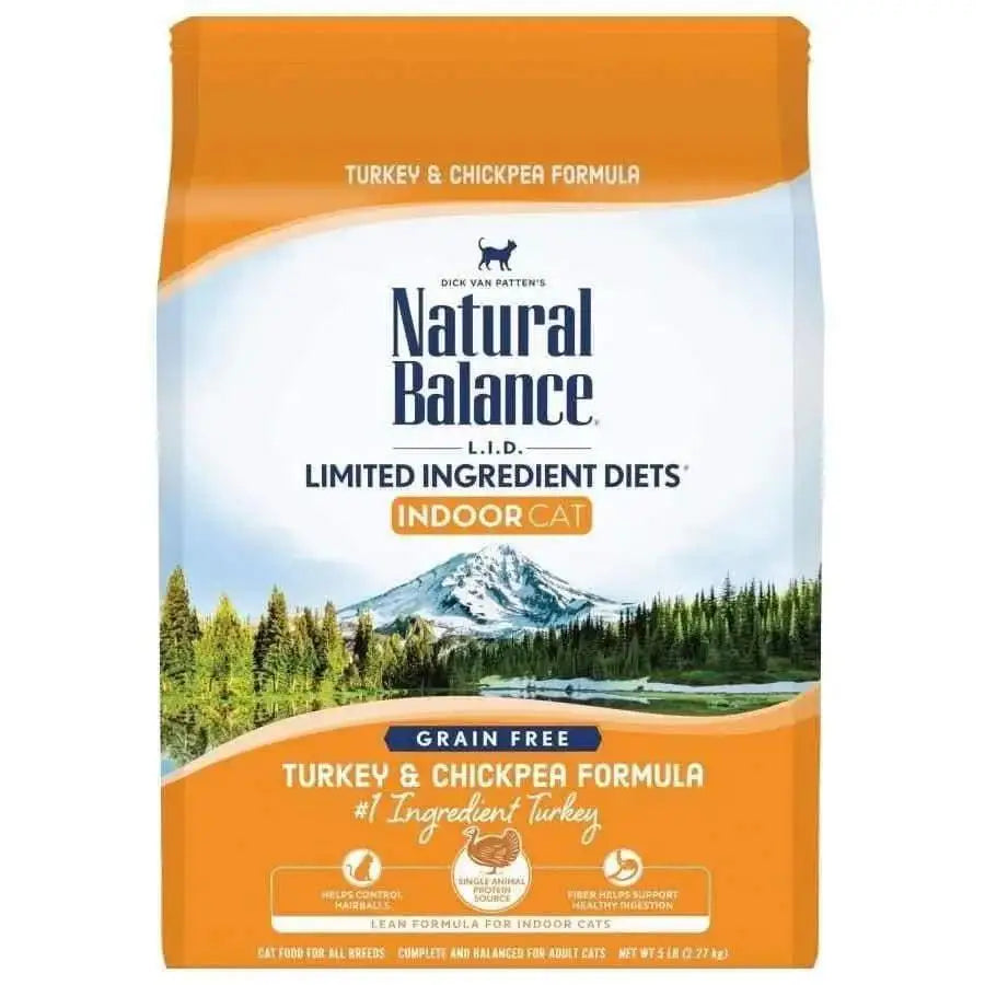 Natural Balance Pet Foods L.I.D Indoor Turkey & Chickpea Formula Cat Food Natural Balance CPD