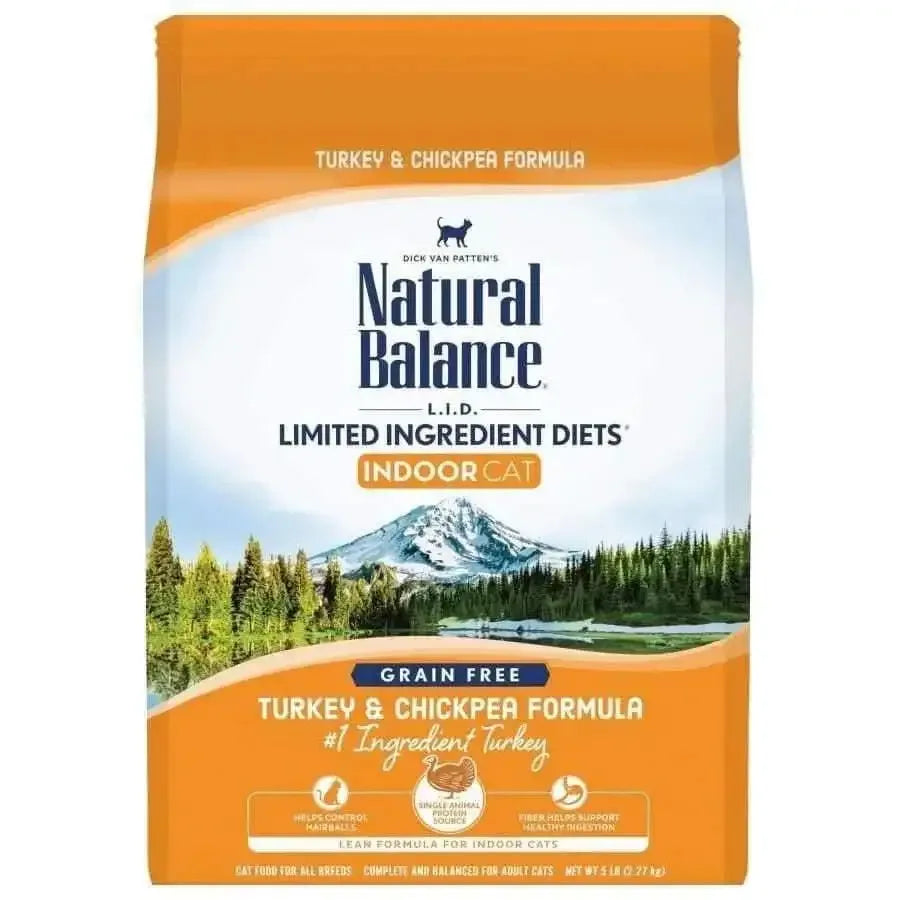 Natural Balance Pet Foods L.I.D Indoor Turkey & Chickpea Formula Cat Food Natural Balance CPD