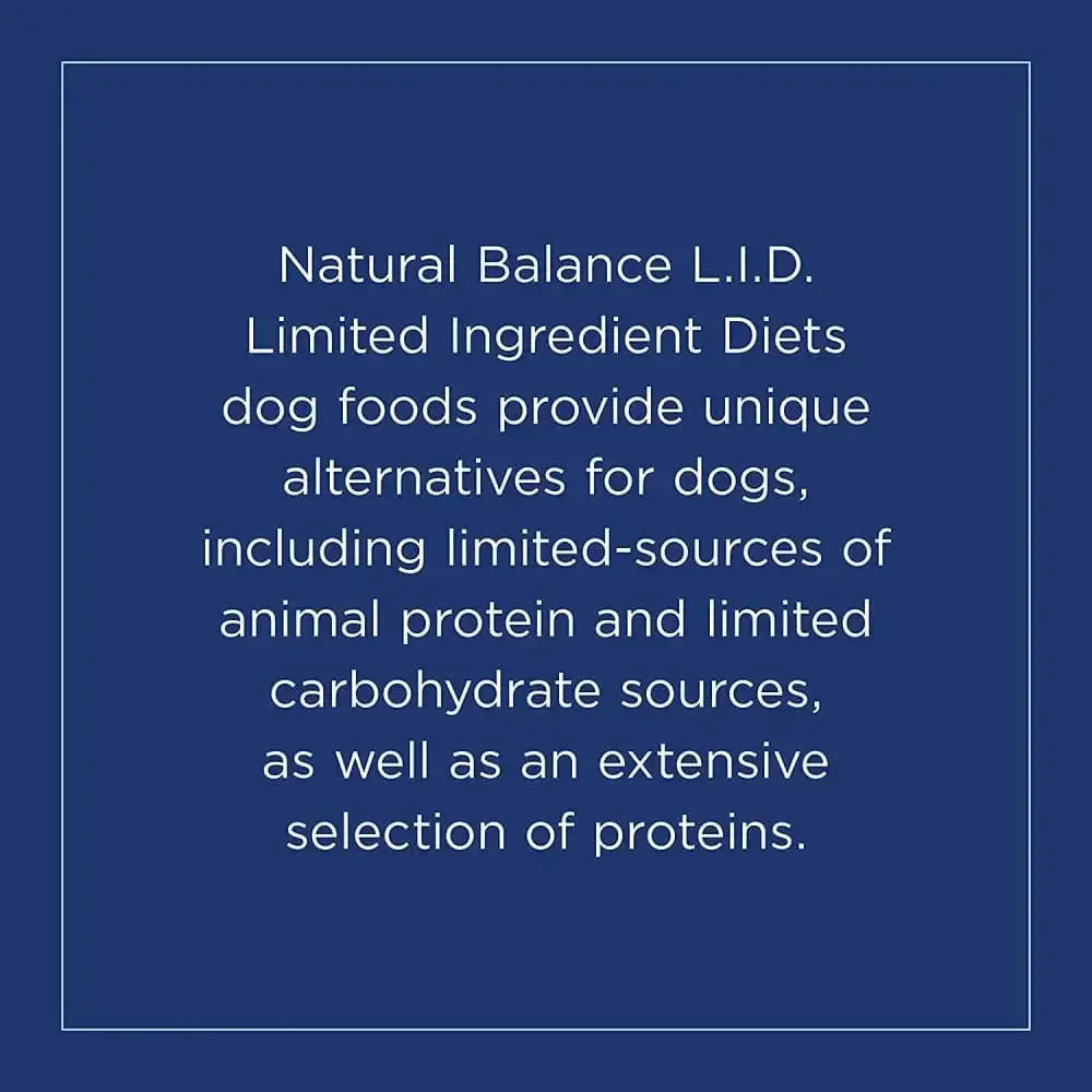 Natural Balance Pet Foods L.I.D. Puppy Dry Dog Food Lamb & Brown Rice, Natural Balance