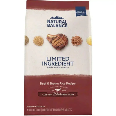 Natural Balance Pet Foods L.I.D. Small Breed Bites Beef & Brown Rice Dry Dog Food - Talis Us