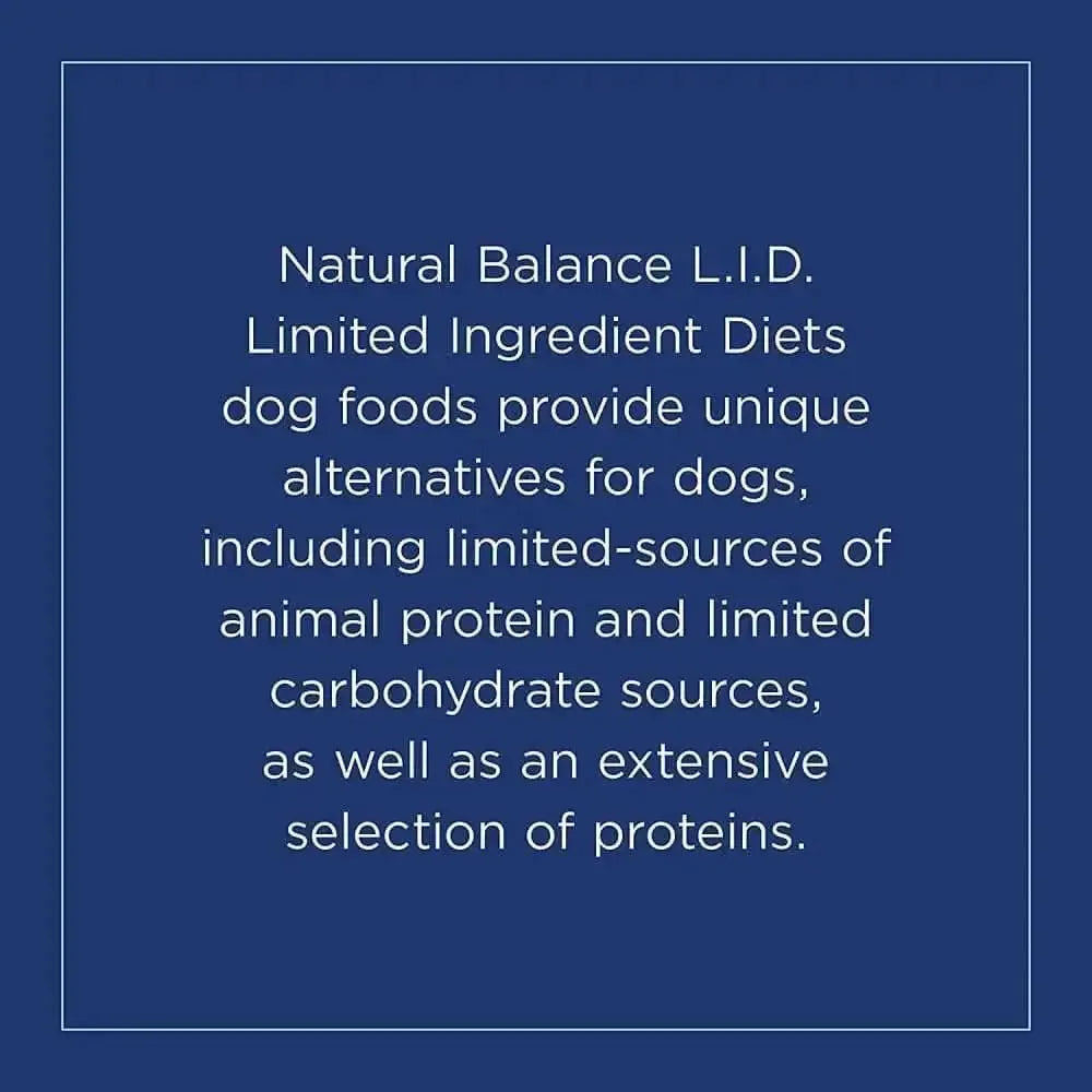 Natural Balance Pet Foods L.I.D White Fish & Sweet Potato in Broth Dog Food 24ea/2.75 oz, 24 pk Natural Balance CPD