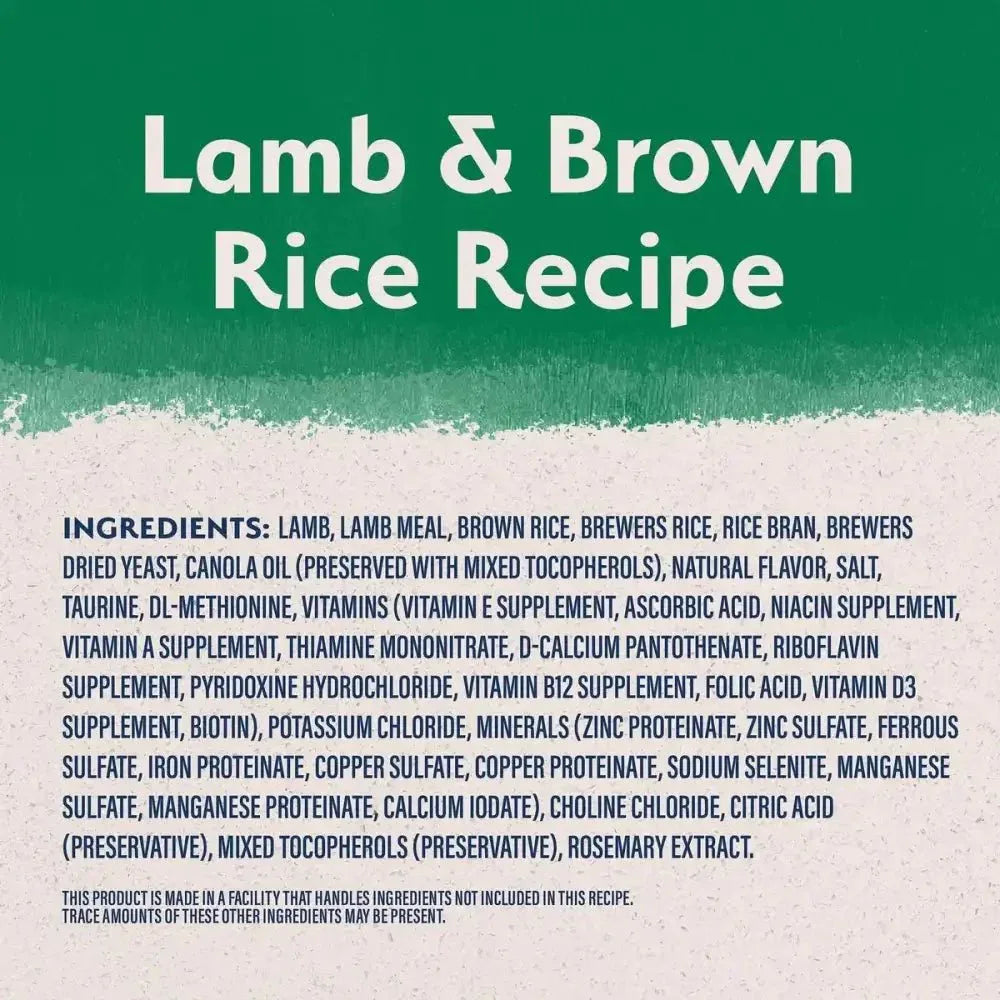 Natural Balance Pet Foods L.I.D. Adult Lamb & Brown Rice Dry Dog Food - Talis Us