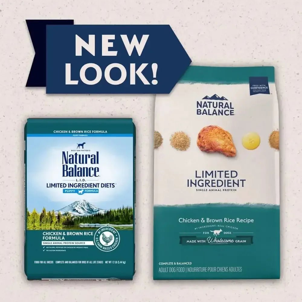 Natural Balance Pet Foods L.I.D Dry Dog Food Chicken & Brown Rice, - Talis Us
