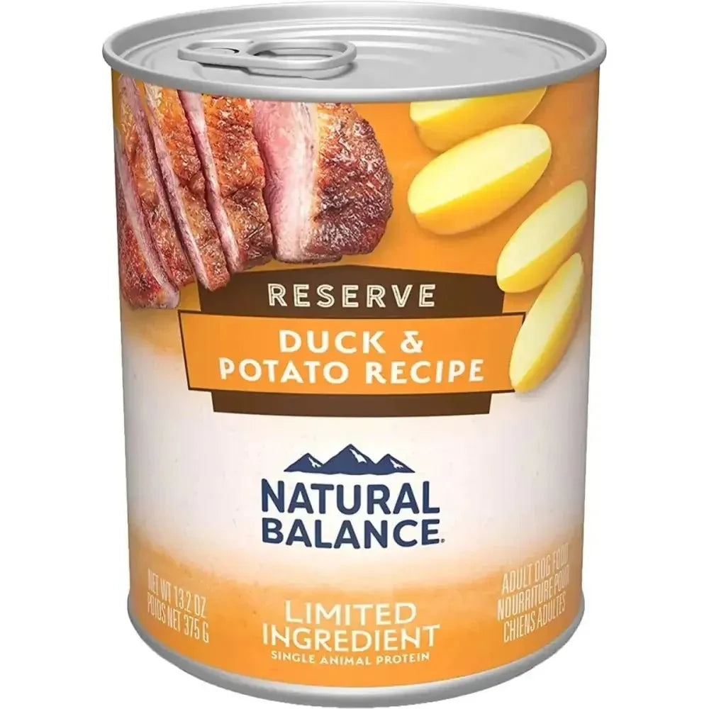 Natural Balance Pet Foods L.I.D. Duck & Potato Wet Dog Food 12ea/13.2 oz - Talis Us