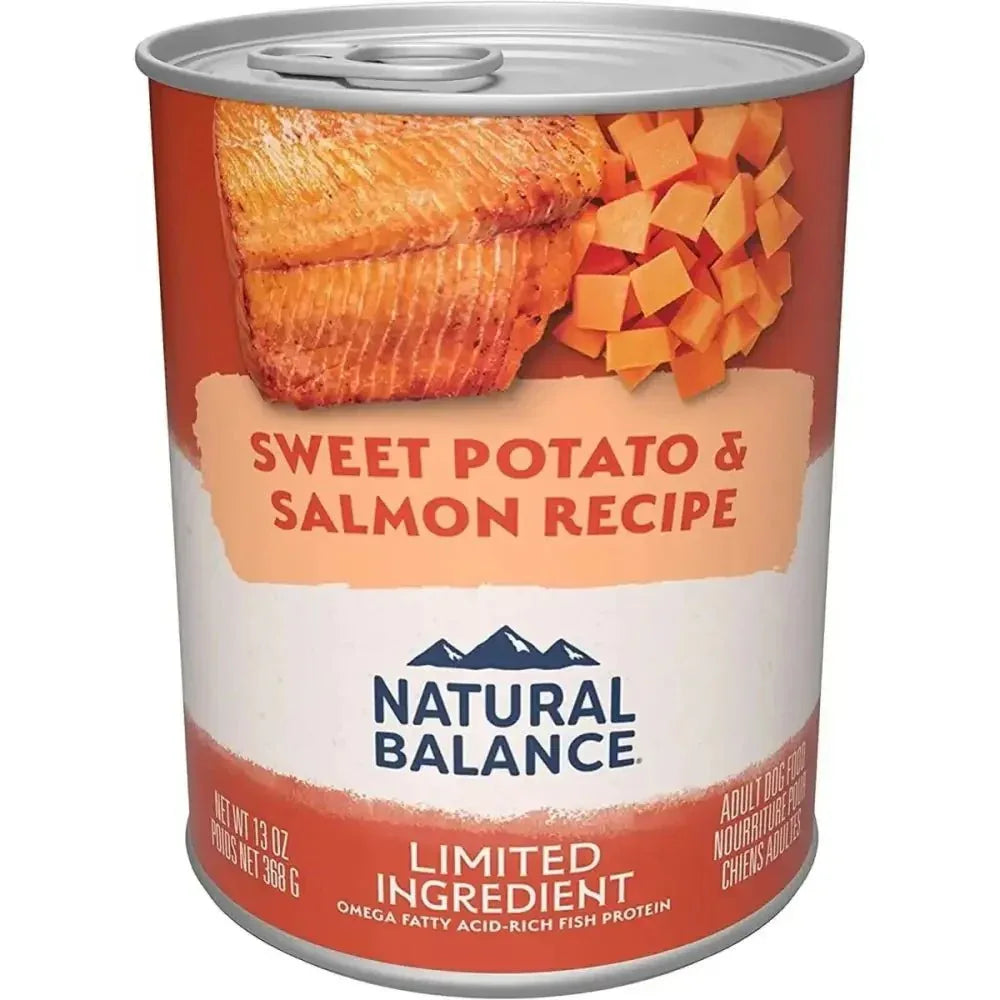 Natural Balance Pet Foods L.I.D. Fish & Sweet Potato Wet Dog Food 12ea/13 oz - Talis Us