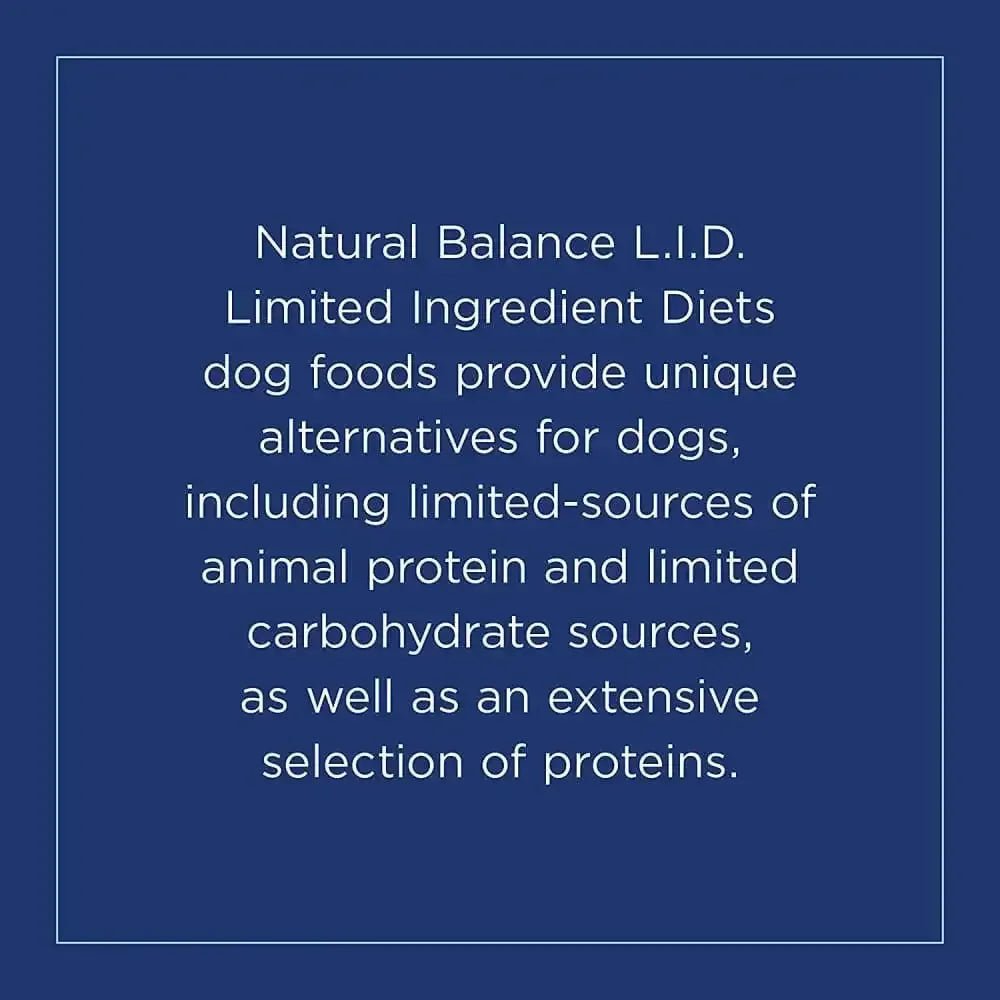 Natural Balance Pet Foods L.I.D. Puppy Dry Dog Food Lamb & Brown Rice, - Talis Us