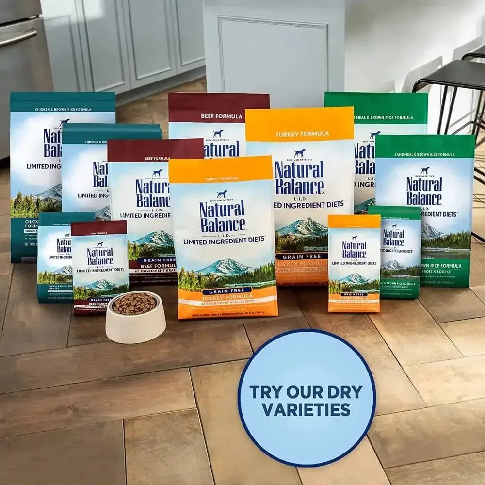 Natural Balance Pet Foods L.I.D. Puppy Dry Dog Food Lamb & Brown Rice, - Talis Us