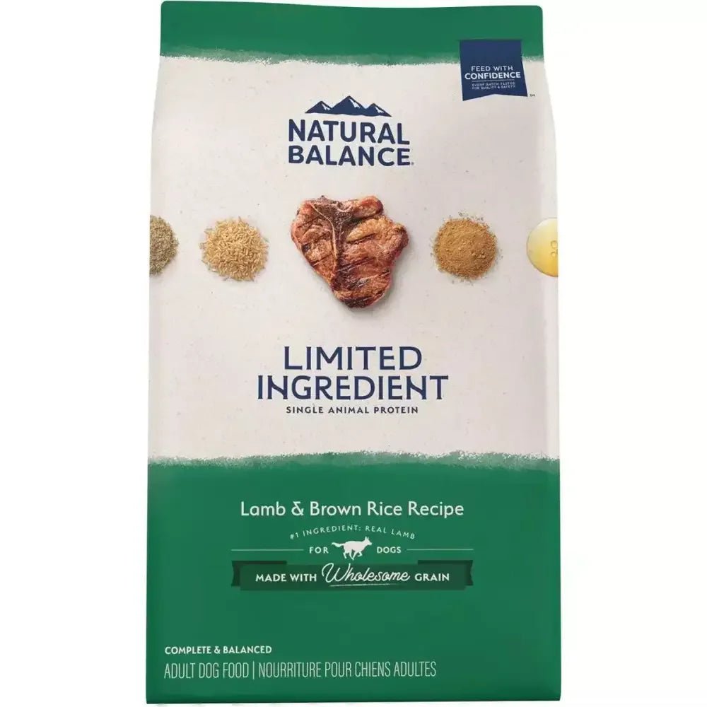 Natural Balance Pet Foods L.I.D. Puppy Dry Dog Food Lamb & Brown Rice, - Talis Us