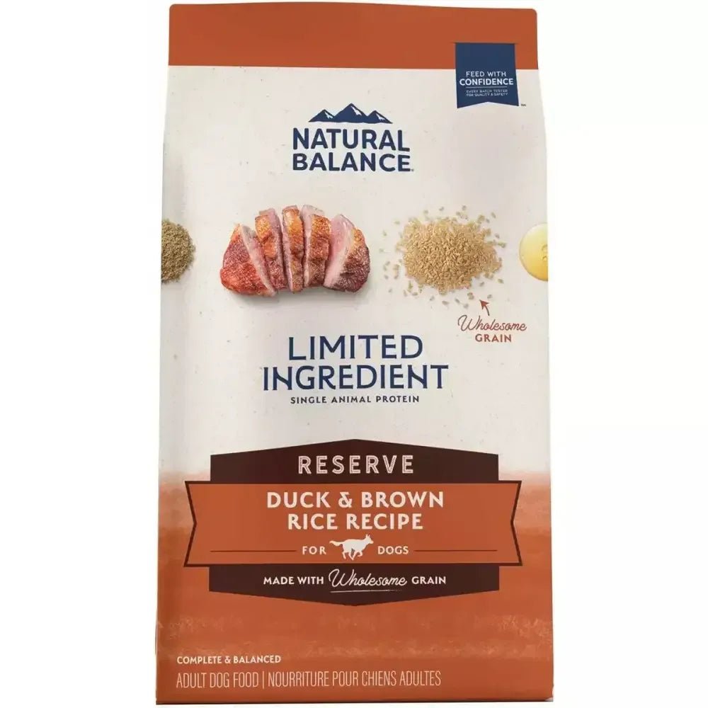 Natural Balance Pet Foods L.I.D Reserve Dry Dog Food Duck & Brown Rice - Talis Us