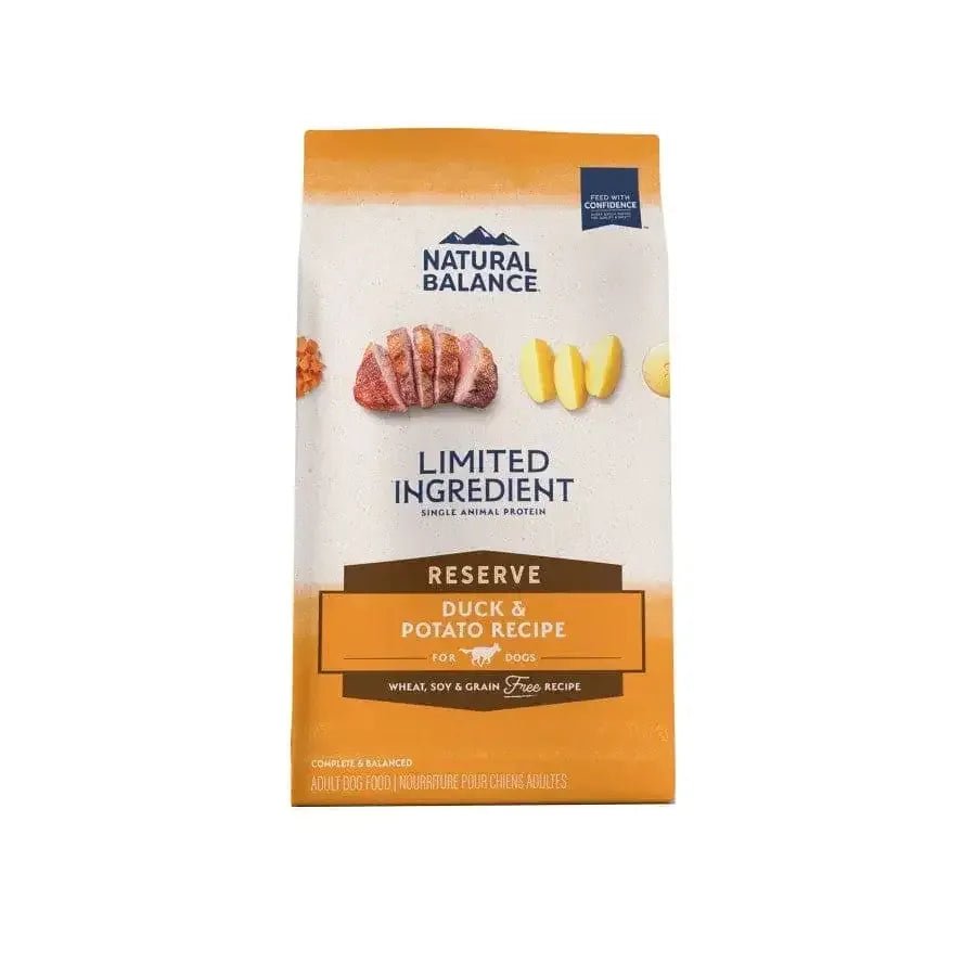 Natural Balance Pet Foods L.I.D Reserve Grain - Free Dry Dog Food Duck & Potato, 22 lb - Talis Us