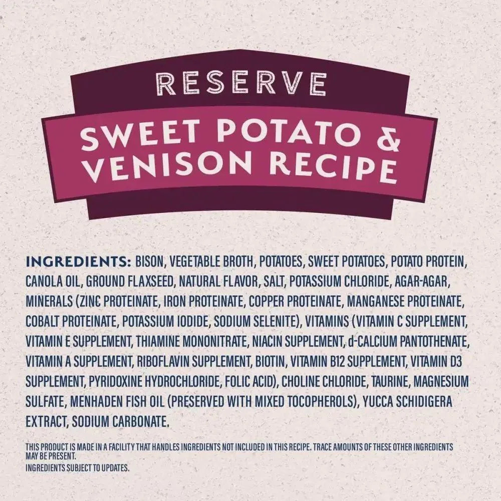 Natural Balance Pet Foods L.I.D. Sweet Potato & Venison Wet Dog Food 12ea/13 oz - Talis Us