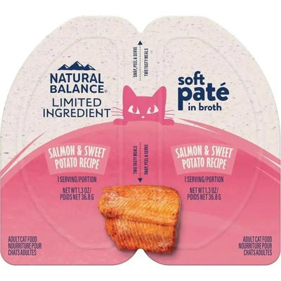 Natural Balance Pet Foods Limited Ingredient Soft Pate in Broth Wet Cat Food 10ea/2.6 oz - Talis Us
