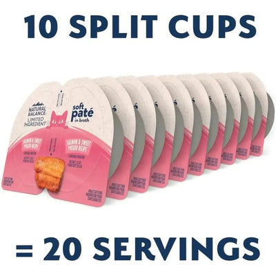 Natural Balance Pet Foods Limited Ingredient Soft Pate in Broth Wet Cat Food 10ea/2.6 oz - Talis Us