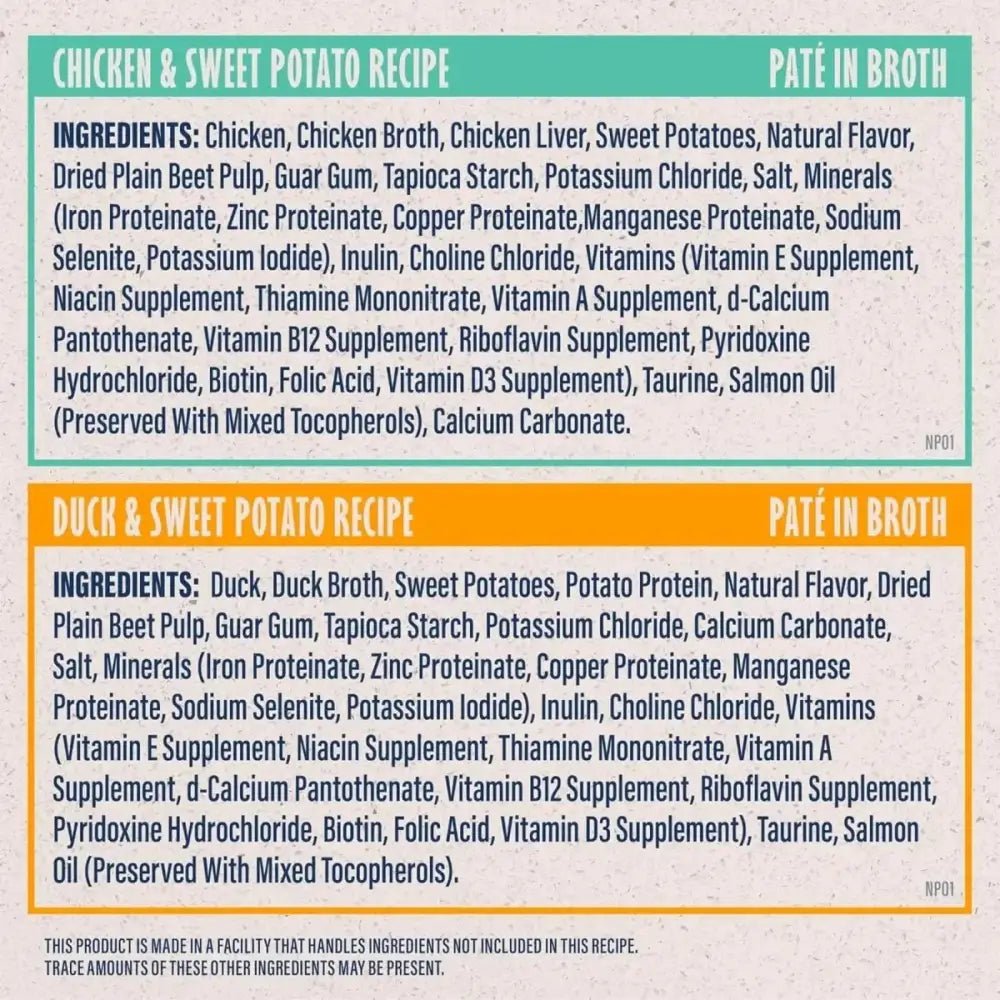 Natural Balance Pet Foods Limited Ingredient Soft Pate in Broth Wet Cat Food 10ea/2.6 oz - Talis Us