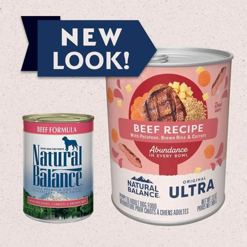 Natural Balance Pet Foods Ultra Premium Beef Wet Dog Food 12ea/13 oz - Talis Us