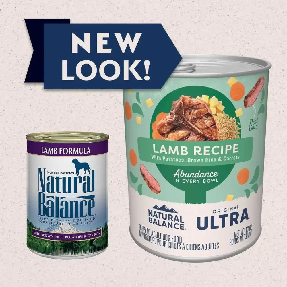 Natural Balance Pet Foods Ultra Premium Lamb Wet Dog Food 12ea/13 oz - Talis Us