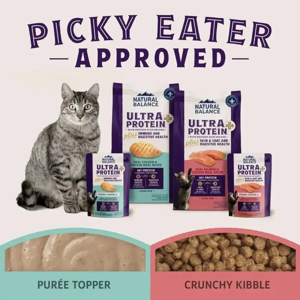 Natural Balance Pet Foods Ultra Protein Cuts in Gravy Wet Cat Food 10ea/2.7 oz - Talis Us