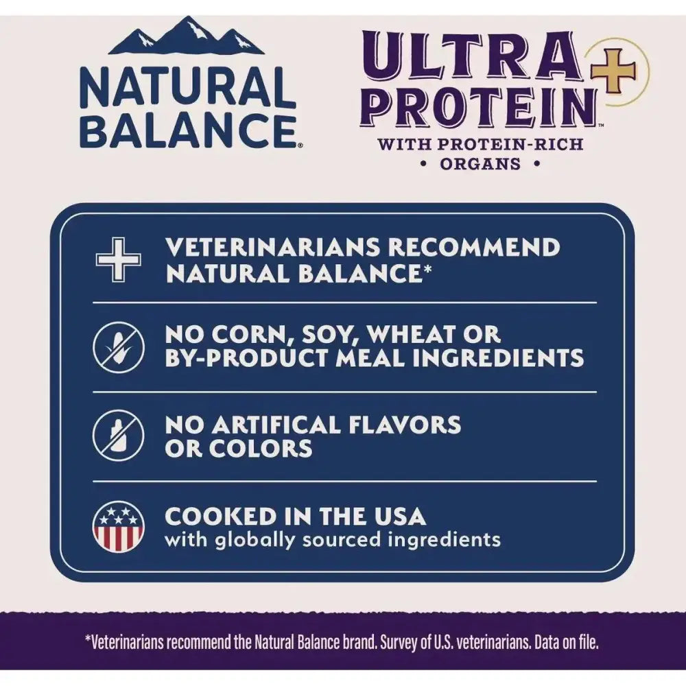 Natural Balance Pet Foods Ultra Protein Plus Immune & Digestive Cat Food Topper 24ea/2.4 oz - Talis Us