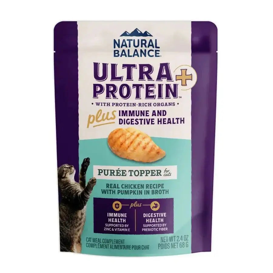 Natural Balance Pet Foods Ultra Protein Plus Immune & Digestive Cat Food Topper 24ea/2.4 oz - Talis Us