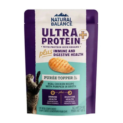 Natural Balance Pet Foods Ultra Protein Plus Immune & Digestive Cat Food Topper 24ea/2.4 oz - Talis Us