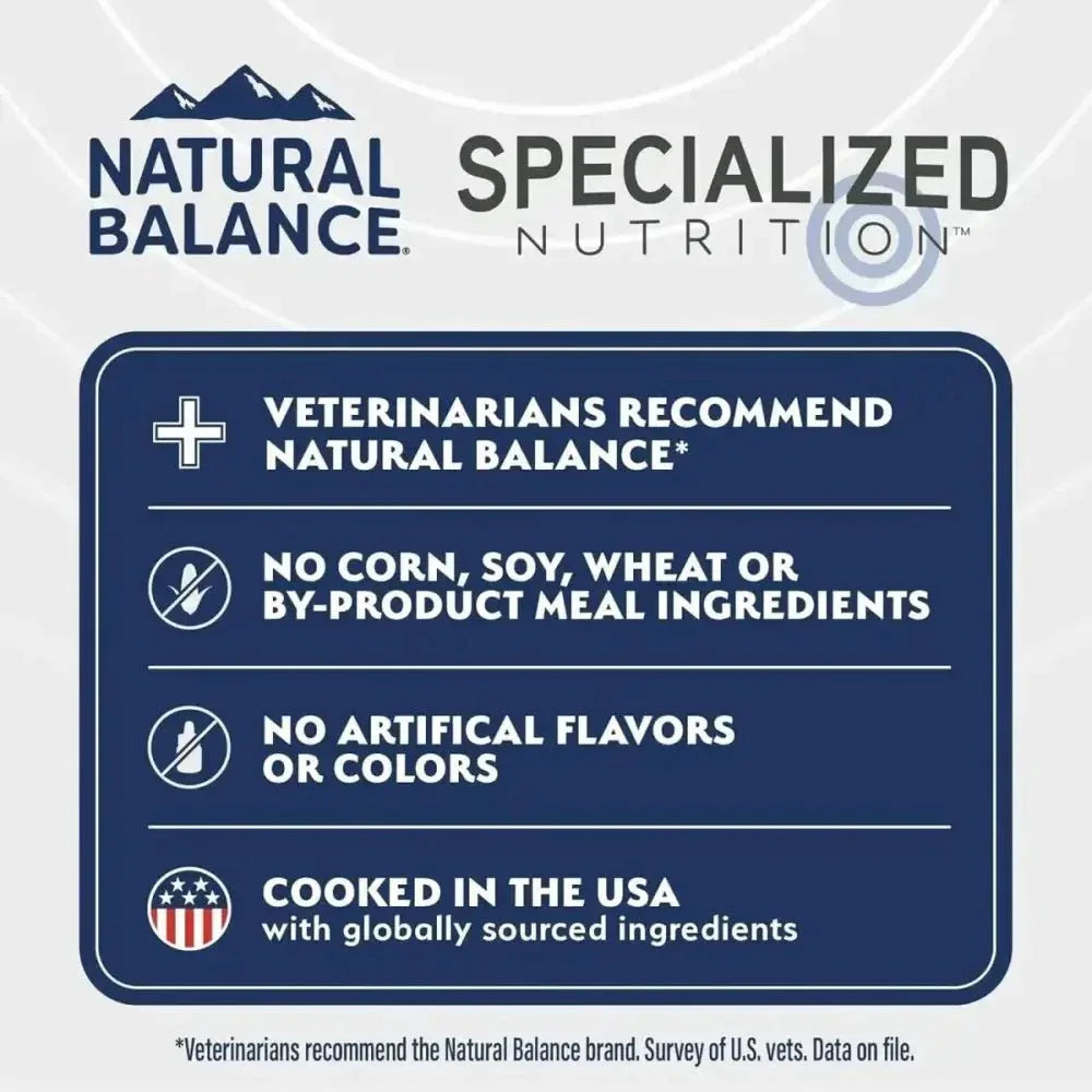 Natural Balance Specialized Nutrition Joint & Muscle Health Adult Chicken & Brown Rice Formula Wet Dog Food 12ea/12.7 oz - Talis Us