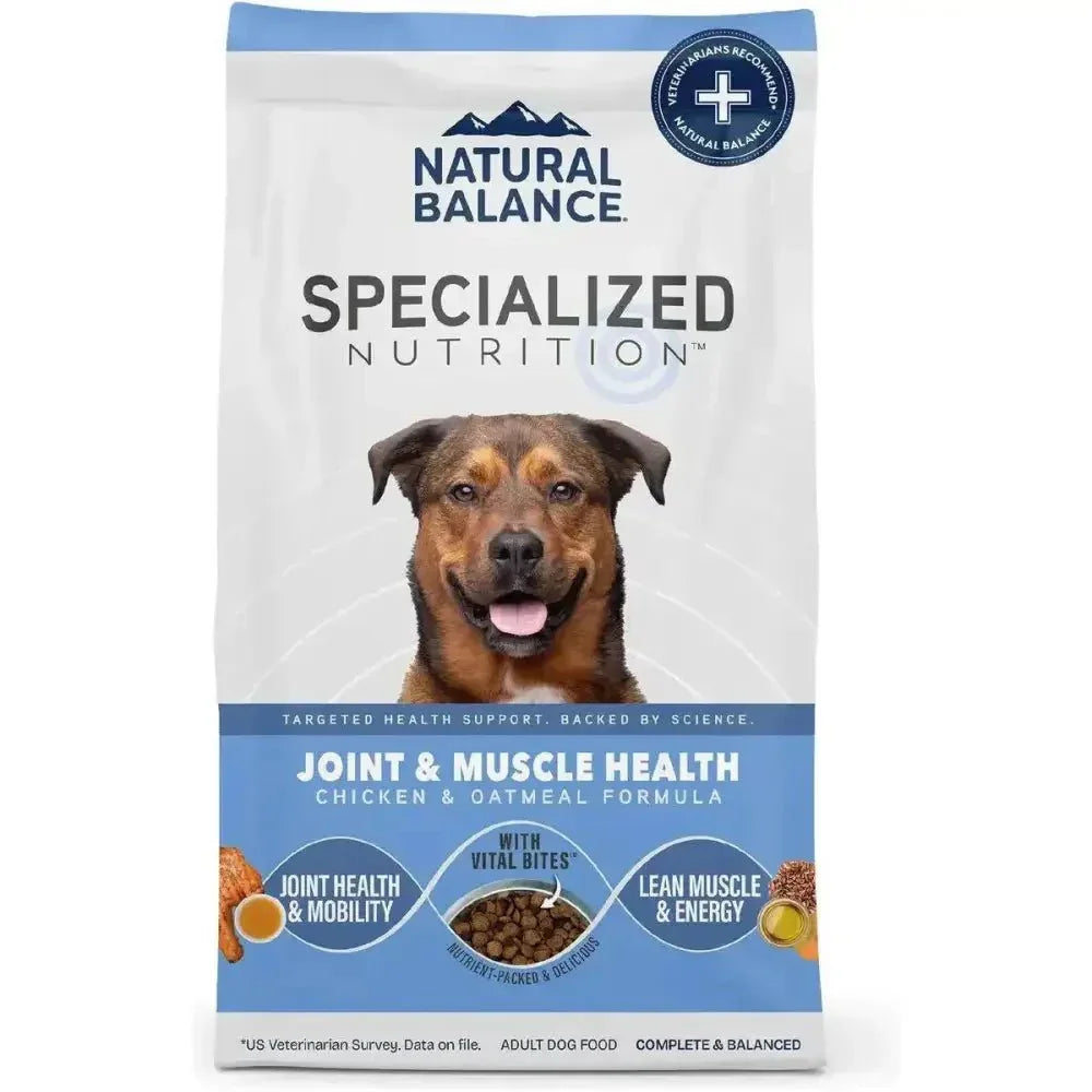 Natural Balance Specialized Nutrition Joint & Muscle Health Chicken & Oatmeal Dry Dog Food - Talis Us