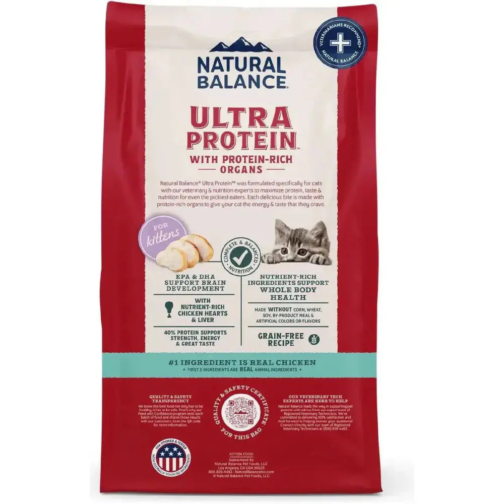 Natural Balance Ultra Protein Chicken Meal Recipe Dry Cat Food - Talis Us