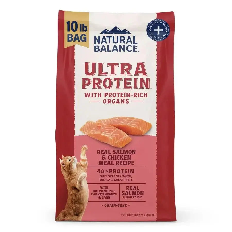 Natural Balance Ultra Protein Salmon & Chicken Meal Recipe Dry Cat Food - Talis Us