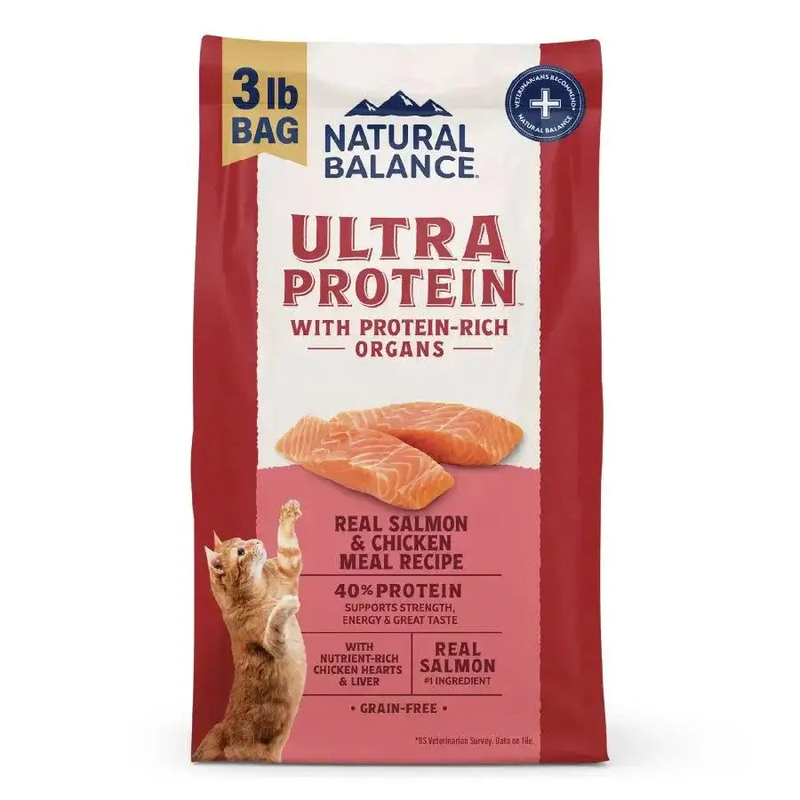 Natural Balance Ultra Protein Salmon & Chicken Meal Recipe Dry Cat Food - Talis Us