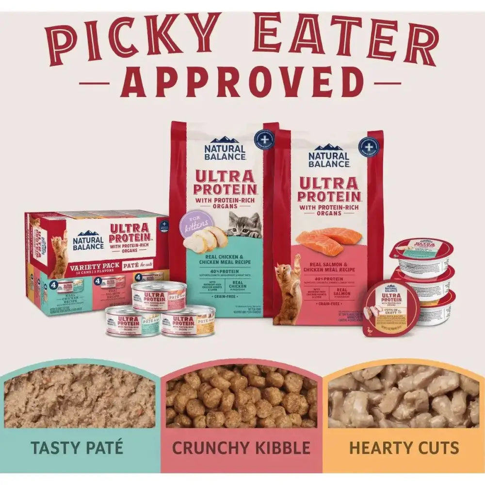 Natural Balance Ultra Protein Salmon & Chicken Meal Recipe Dry Cat Food - Talis Us