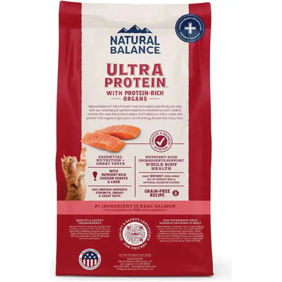 Natural Balance Ultra Protein Salmon & Chicken Meal Recipe Dry Cat Food - Talis Us