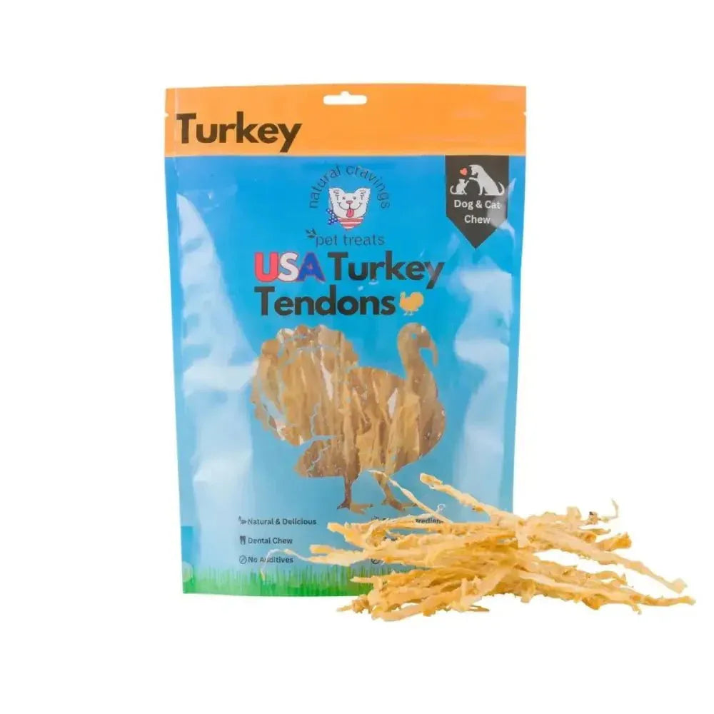 Natural Cravings USA Turkey Tendon Dog Treats - Talis Us