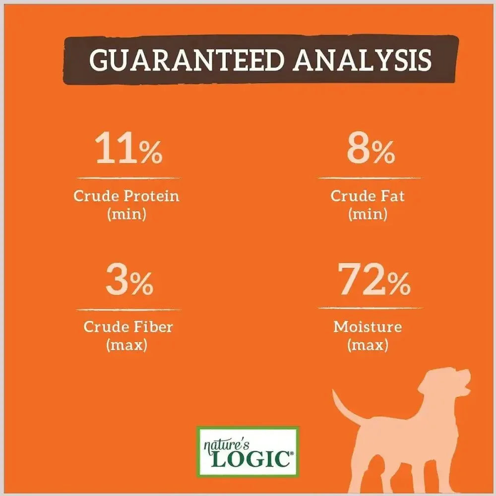 Nature's Logic Canine Duck & Salmon Feast Grain - Free Canned Dog Food 13.2 oz Case of 12 - Talis Us
