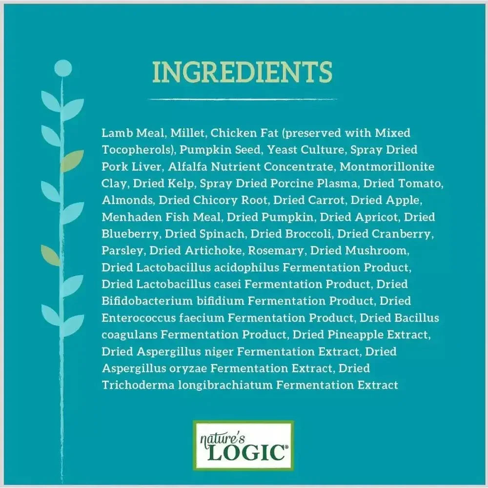 Nature's Logic Canine Lamb Meal Feast Dry Dog Food - Talis Us
