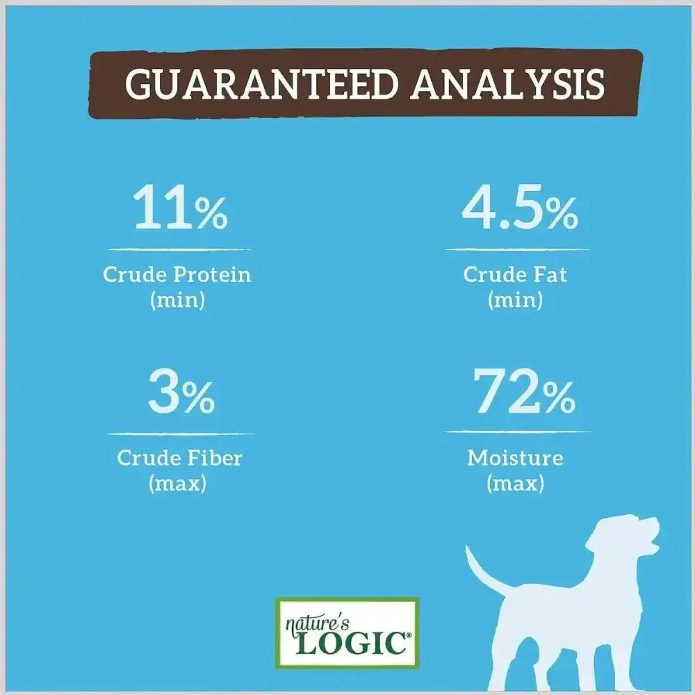 Nature's Logic Canine Sardine Feast Grain - Free Canned Dog Food 13.2 oz case of 12 - Talis Us