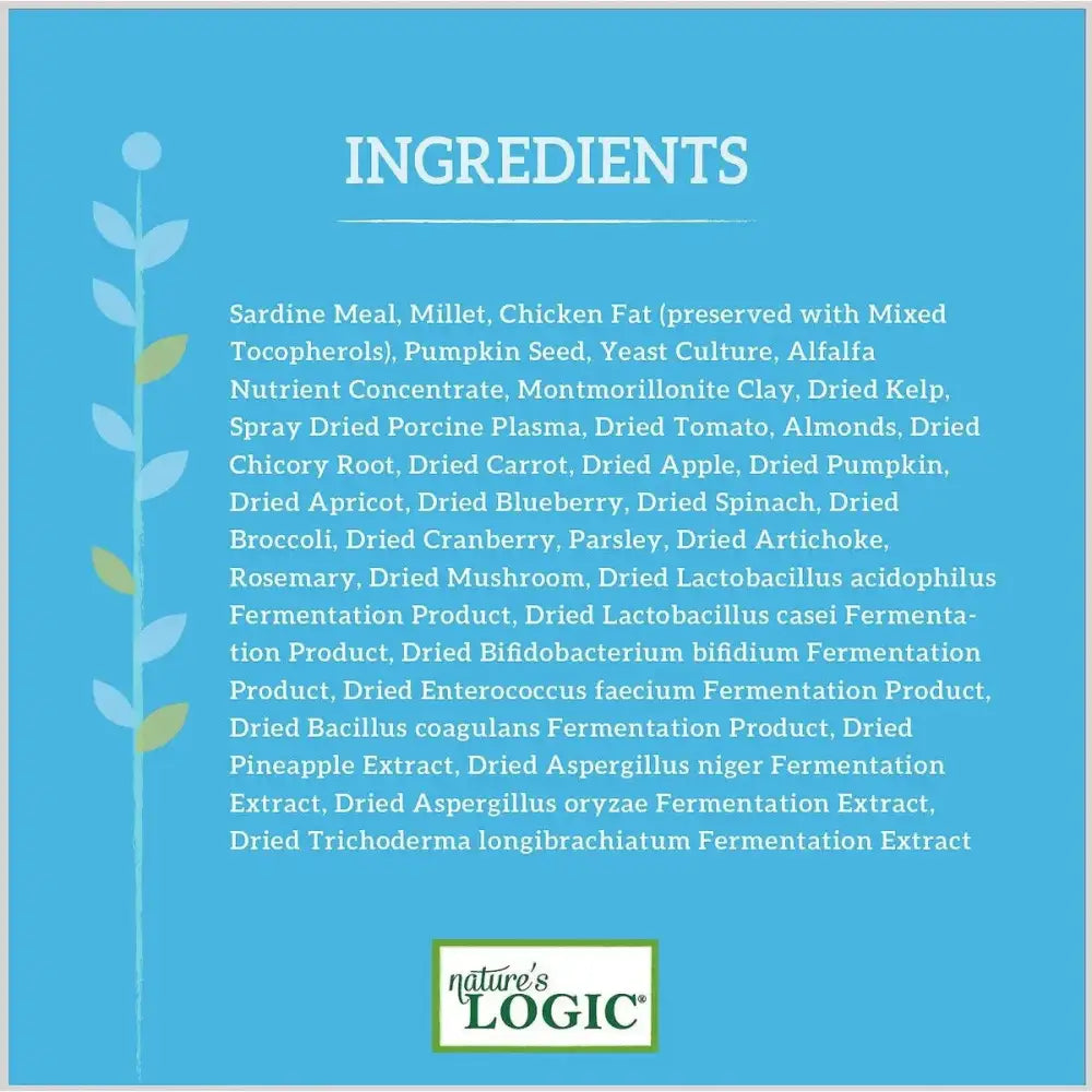 Nature's Logic Canine Sardine Meal Feast Dry Dog Food Nature's Logic