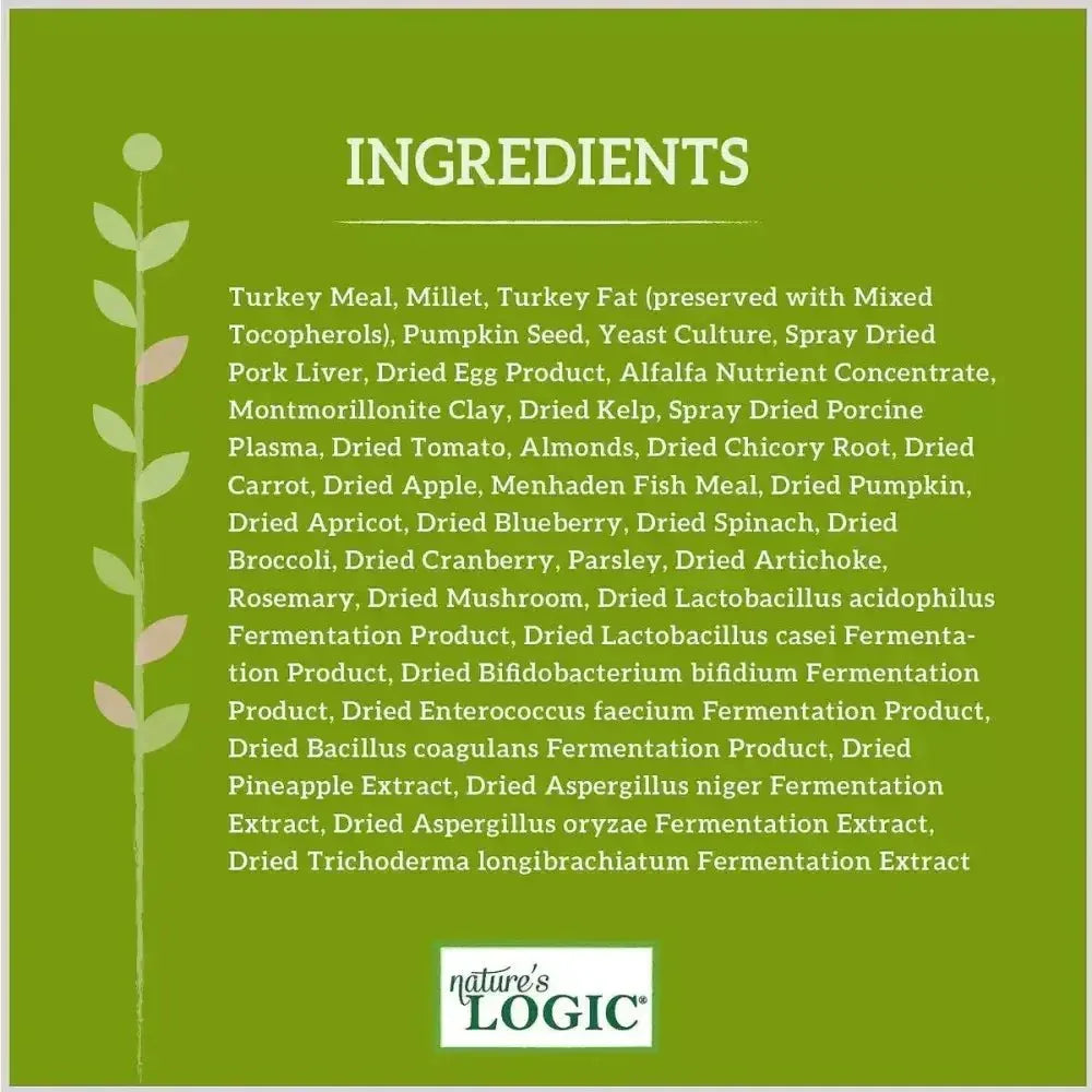 Nature's Logic Canine Turkey Meal Feast Dry Dog Food - Talis Us