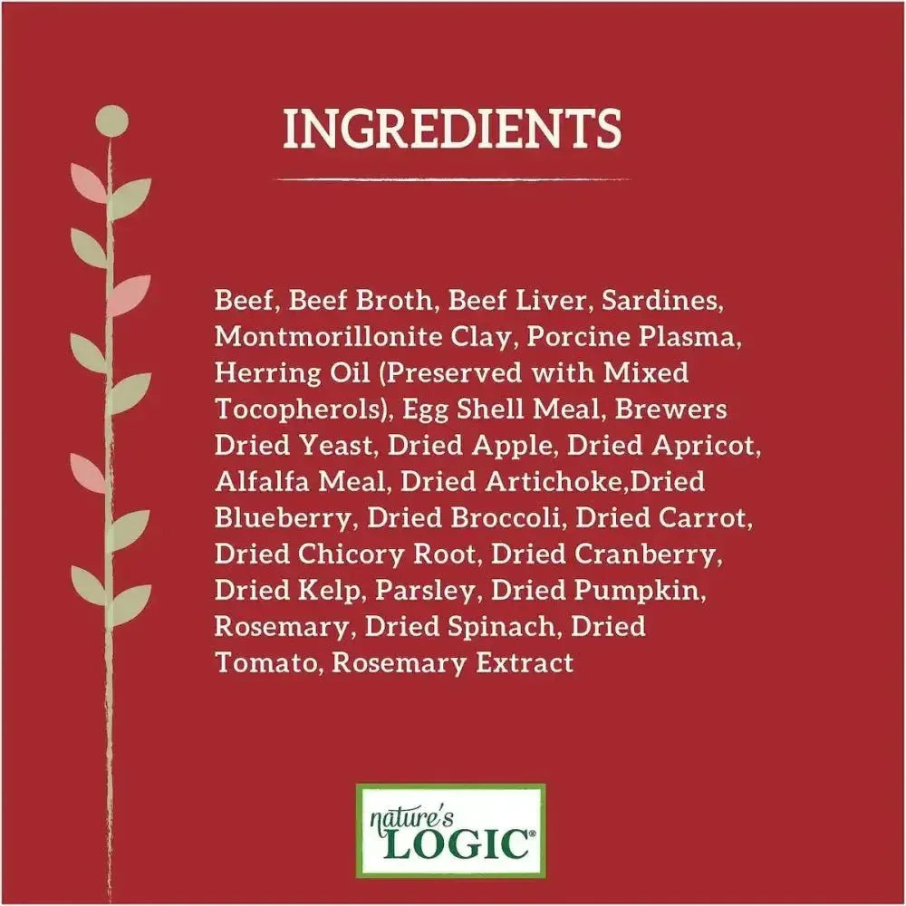 Nature's Logic Feline Beef Feast Grain - Free Canned Cat Food 5.5 oz Case of 24 - Talis Us